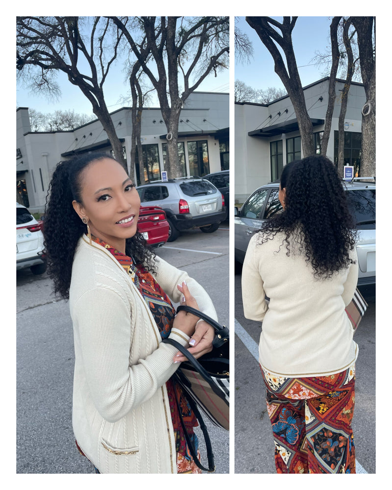 Raw Burmese Curly Clip In Ponytail Extensions