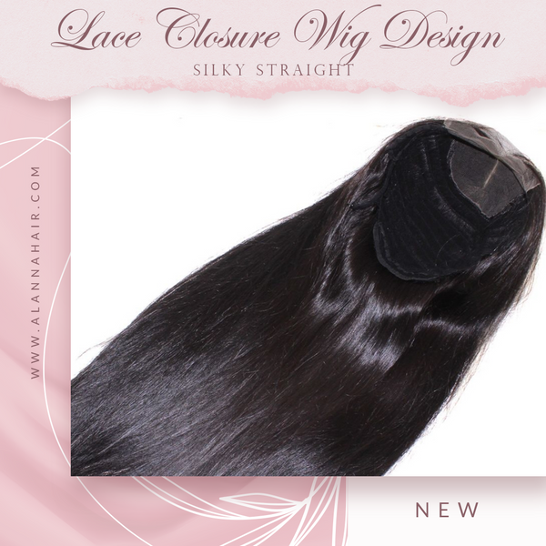 HD Lace Closure Wig Design 180 Density 100% Remy Human Hair