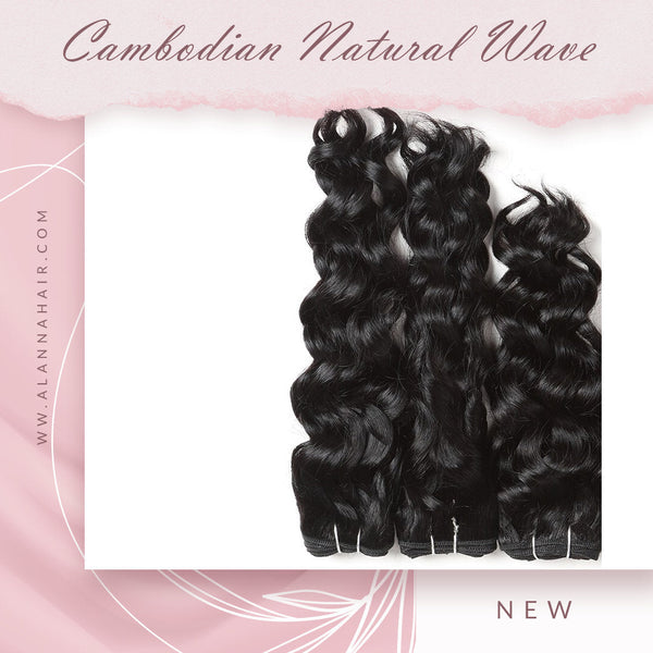 Raw Cambodian Natural Wave Keratin Hair Extensions