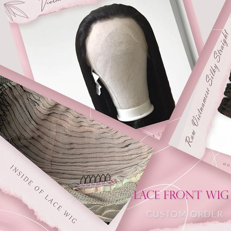Custom Order Lace Front Wig (13x4) Vietnamese Silky Straight