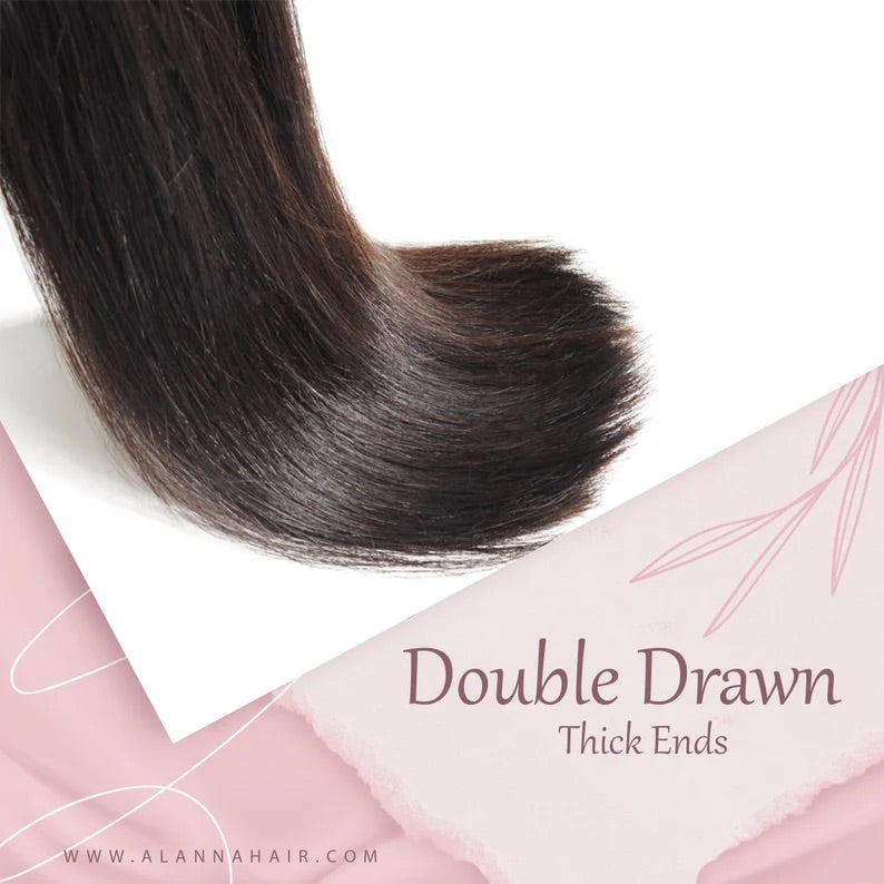 Hair Bundles Raw Vietnamese Silky Straight 30 inches 3/5 Hair Bundles