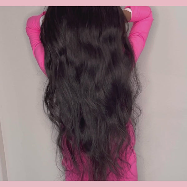 Bundle dei capelli della onda naturale della Cambogiana crudo