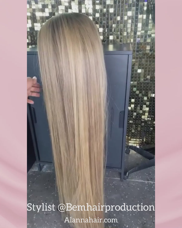 SUPER Double Drawn Piano Color Lace Wig