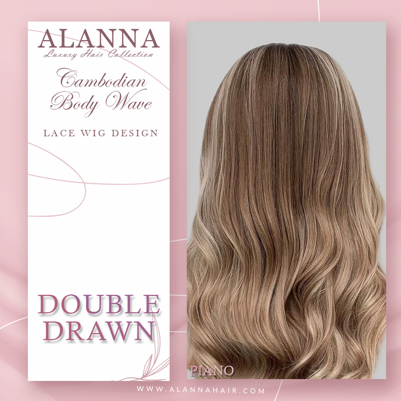 Custom Order Full Lace Wig Design Cambodian Wavy