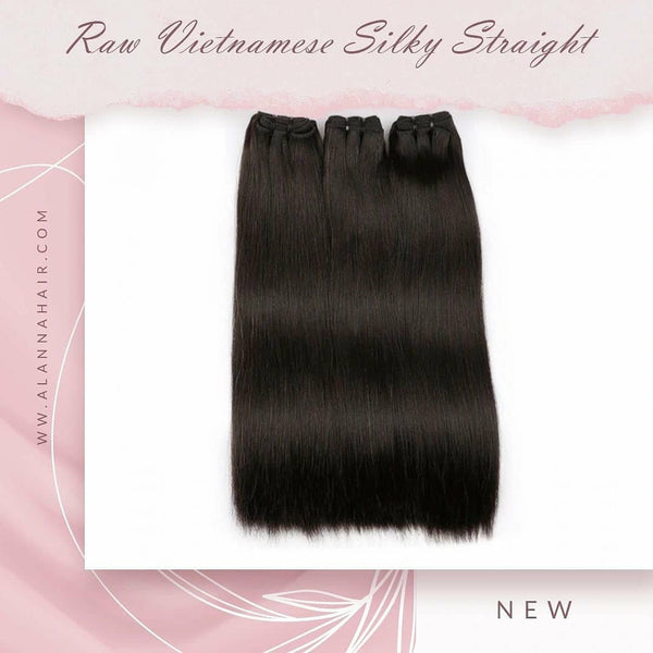 Vietnamita cruda Silky Freight Hair Bundles