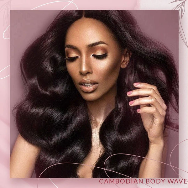 Bundle dei capelli della onda naturale della Cambogiana crudo