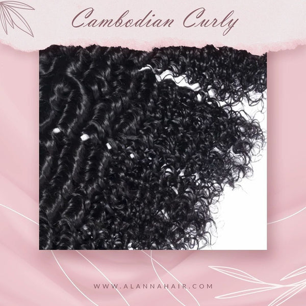 Bundle dei capelli della onda naturale della Cambogiana crudo