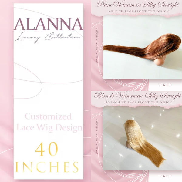 SUPER Double Drawn Piano Color Lace Wig