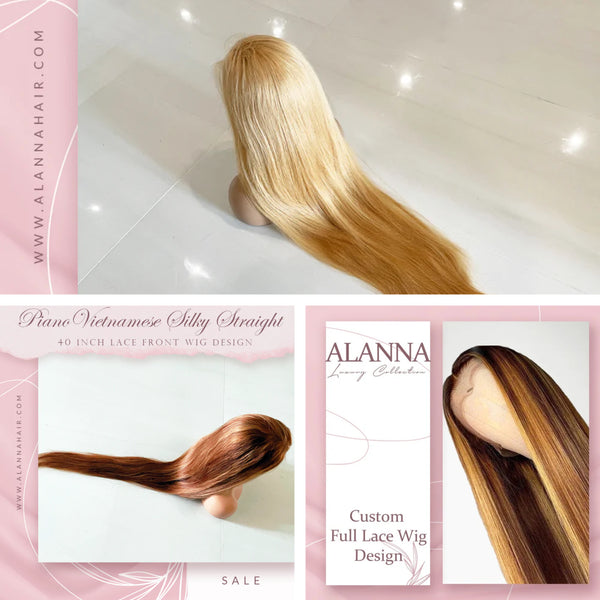 SUPER Double Drawn Piano Color Lace Wig
